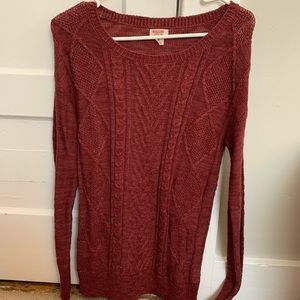 Maroon Burgundy Sweater